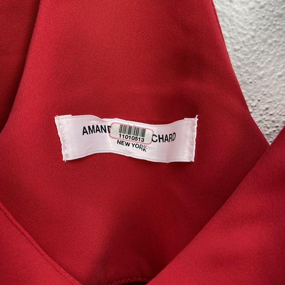 Amanda Uprichard Red Cairo Cami Tank Top - Picture 4 of 6